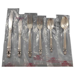 Sovereign Hispana by Gorham Sterling Silver Flatware Set Eight Service 49 Pieces