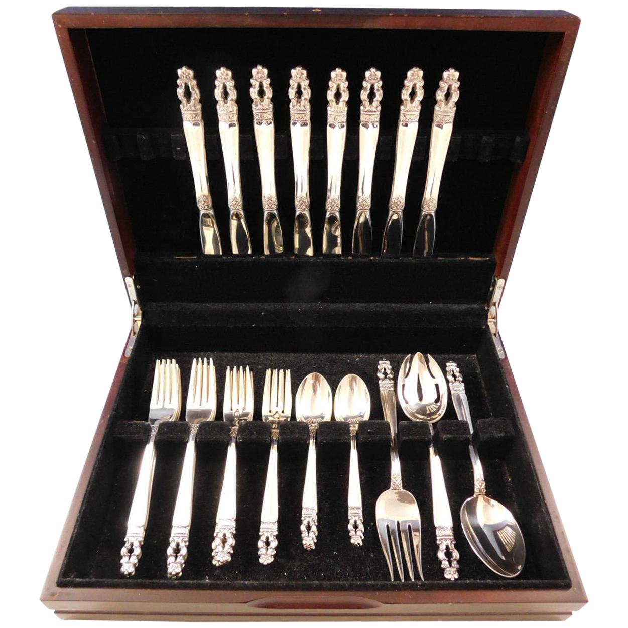 Sovereign Hispana by Gorham Sterling Silver Flatware Set for 8 Service 35 Pieces