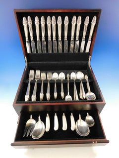 Sovereign Old by Gorham Sterling Silver Flatware Set 12 Service 88 Pcs Dinner