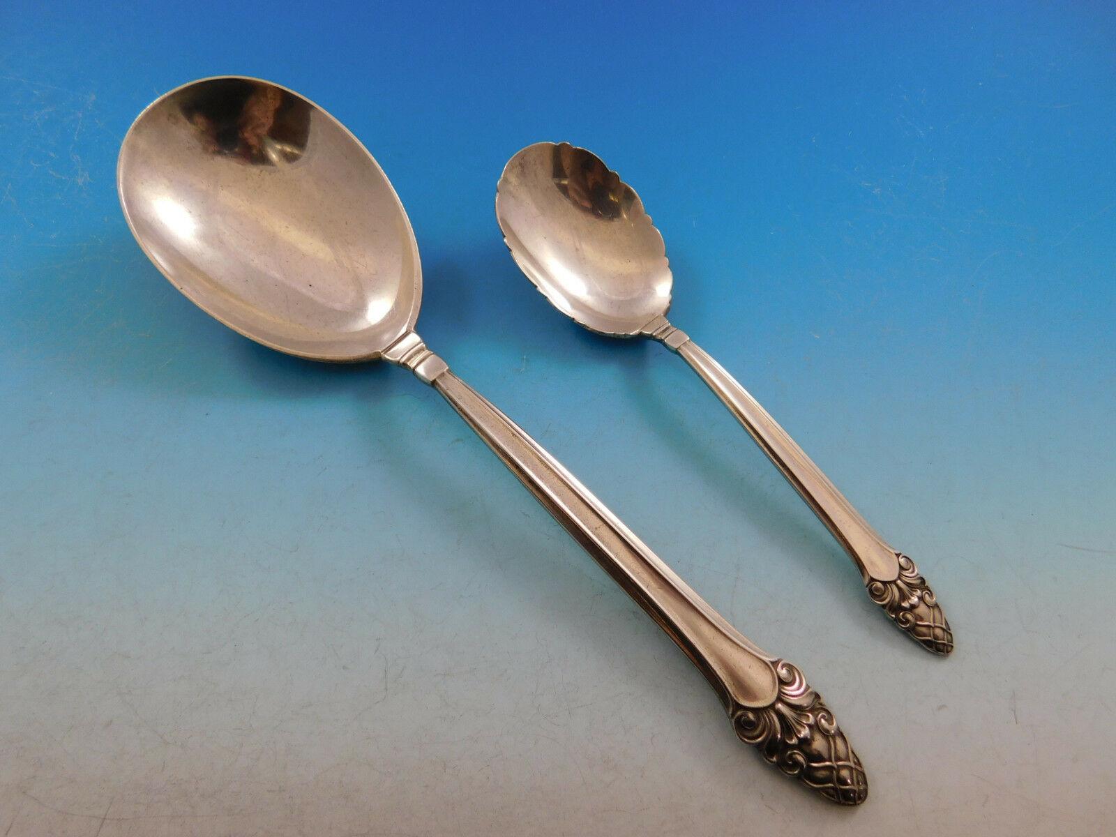 Ensemble de couverts en argent sterling Sovereign Old par Gorham 12 Service 88 pièces dîner en vente 1