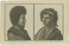 Sovereign Profiles: King Otoo and Lady Tynai-Mai of Tahiti, Published in ca.1785