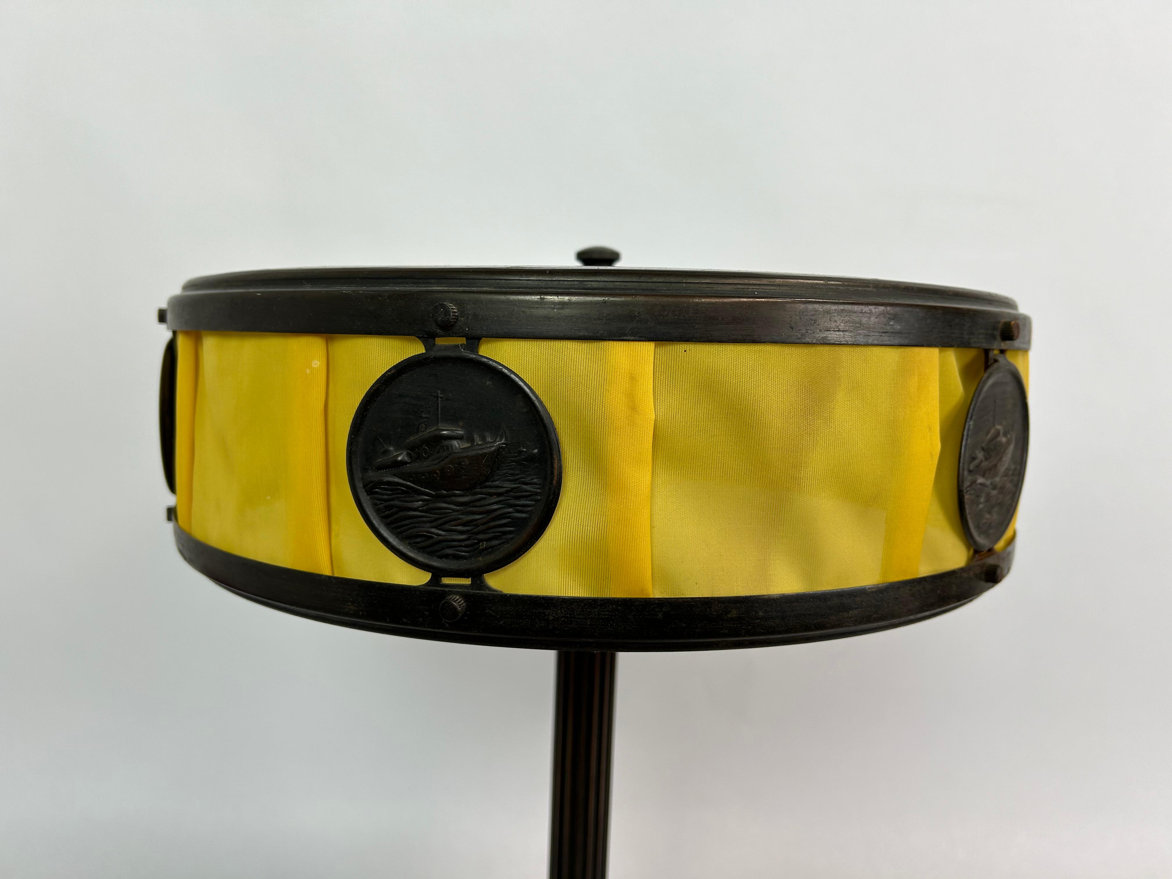 Mid-20th Century Soviet admiral desk lamp For Sale
