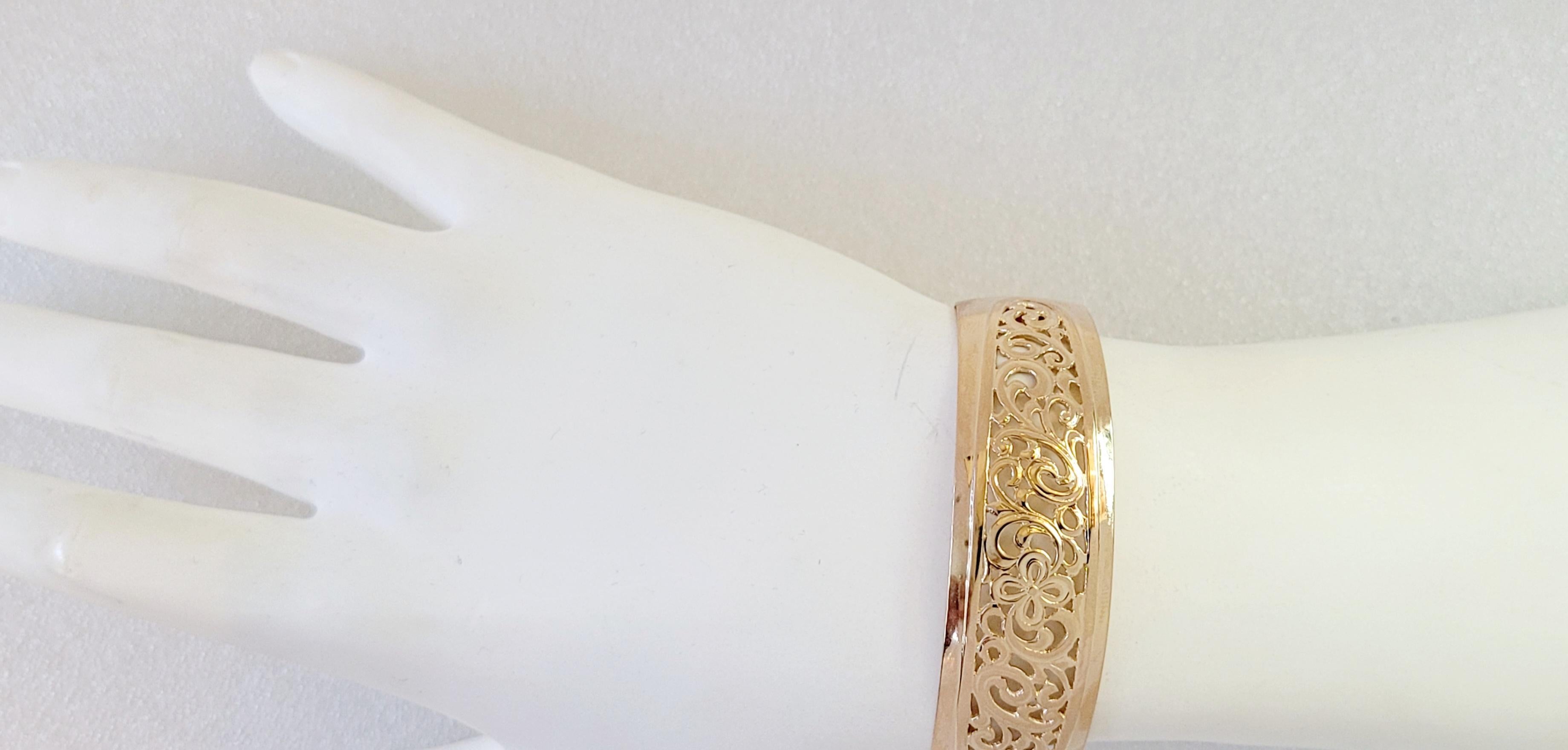 Bracciale Soviet Russian SSR in oro rosa 14 carati In condizioni ottime in vendita a New York, NY