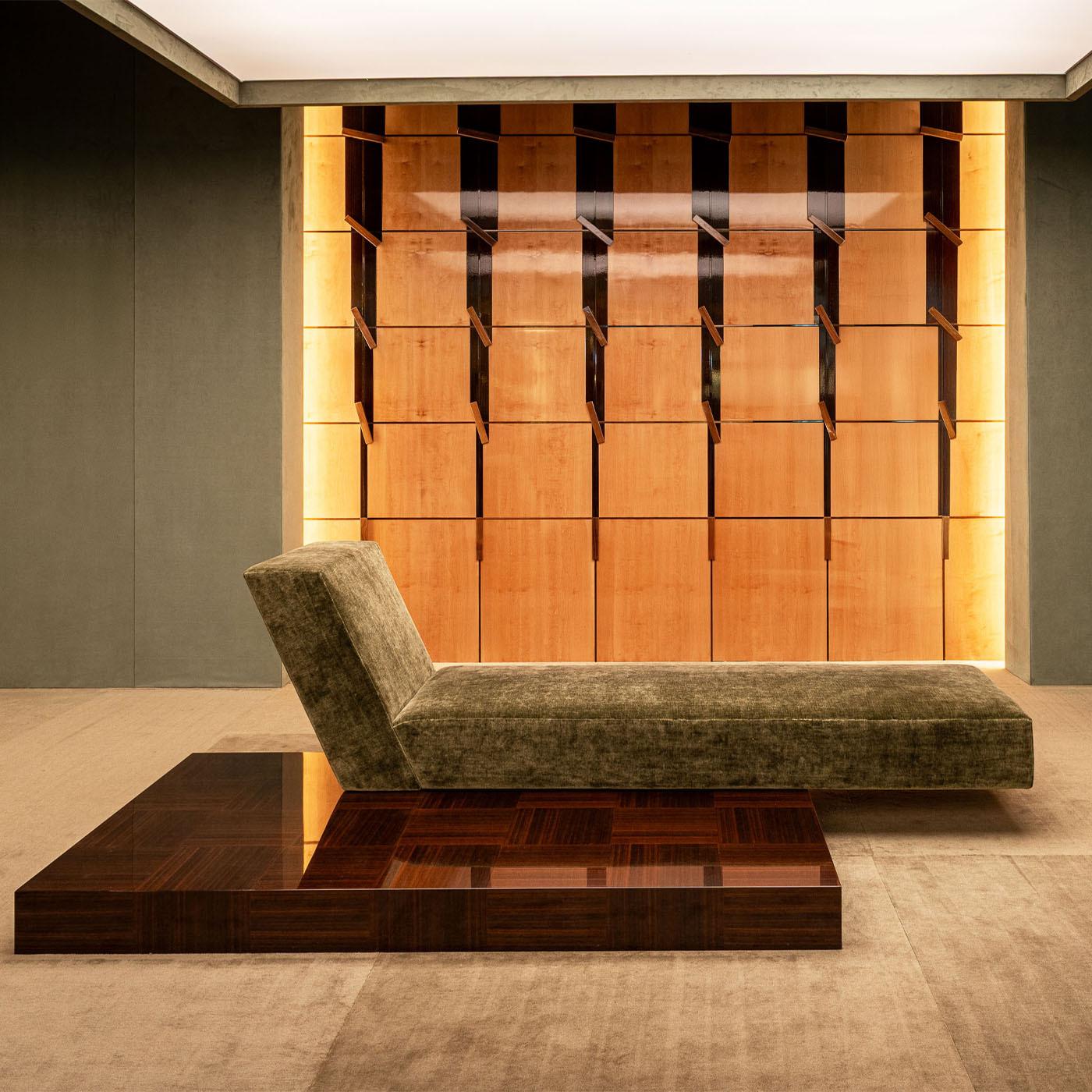 XXI secolo e contemporaneo Chaise longue verde Sovrana di StorageMilano in vendita
