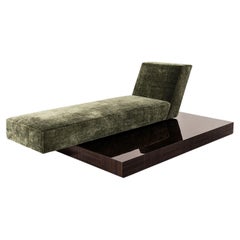 Sovrana Green Chaise Longue by StorageMilano
