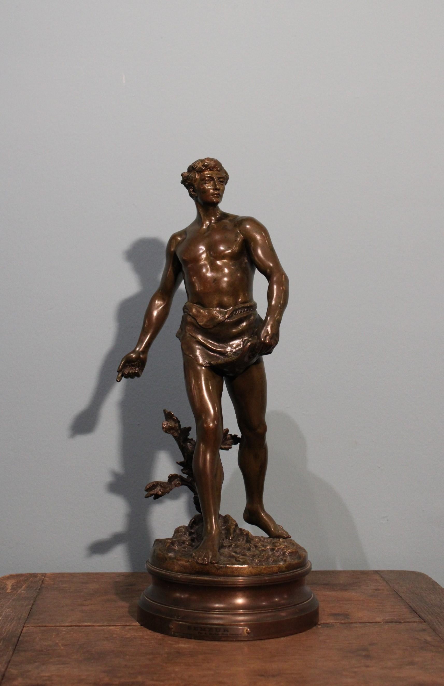Sower bronze sculptor.