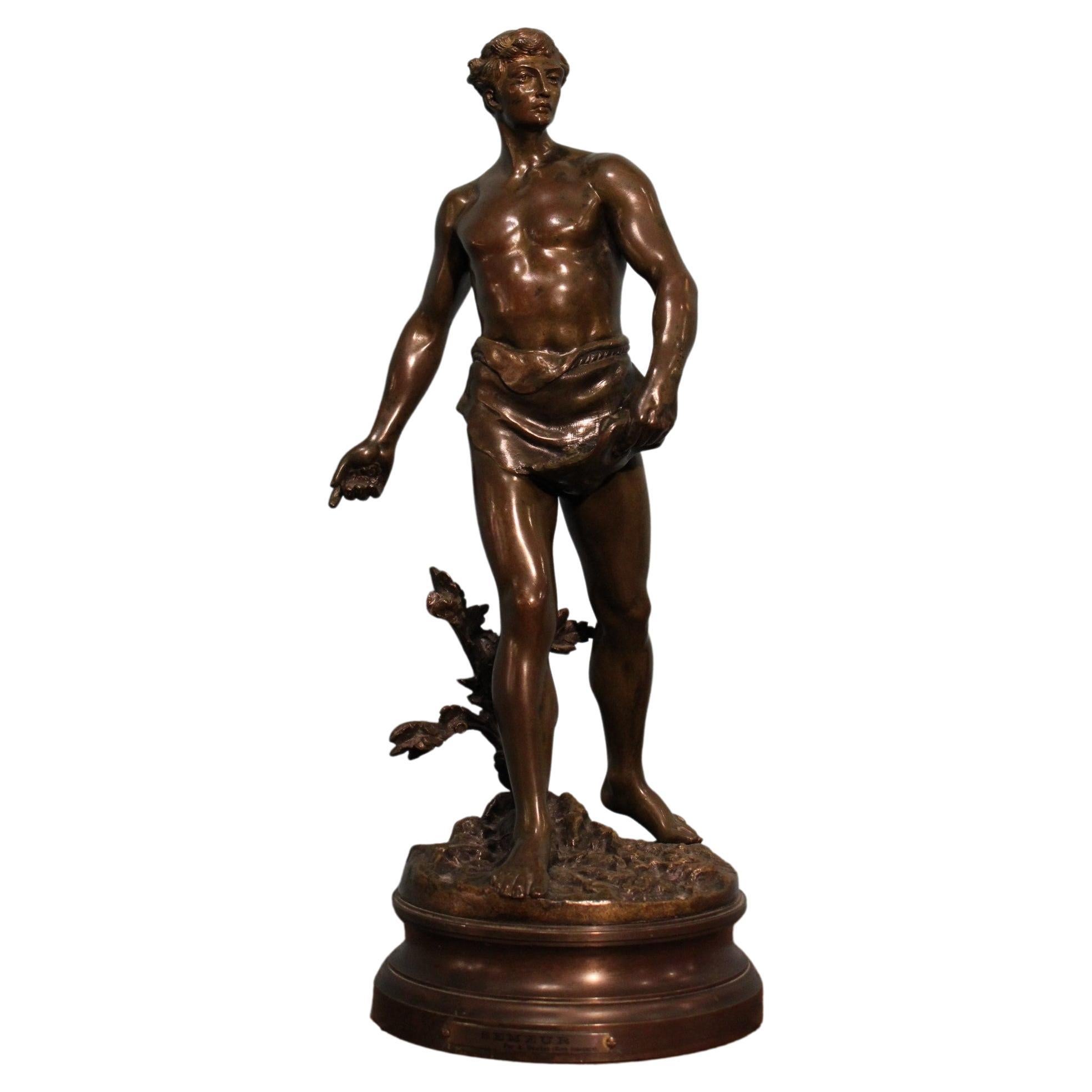 Sower Bronze Sculptor For Sale