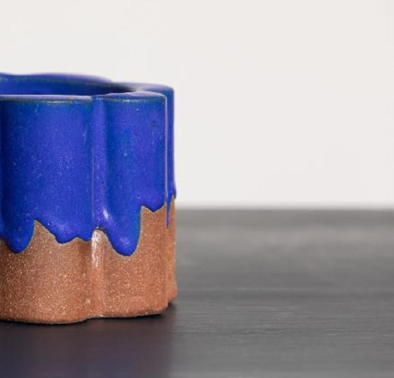 Soy Candle Inno 'S' Cent, Blue by Milan Pekař, Amansoycandles In New Condition For Sale In Geneve, CH