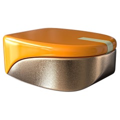 Couchtisch „Soyrce“ aus Bronze und Edelstahl, handgefertigt, Istanbul