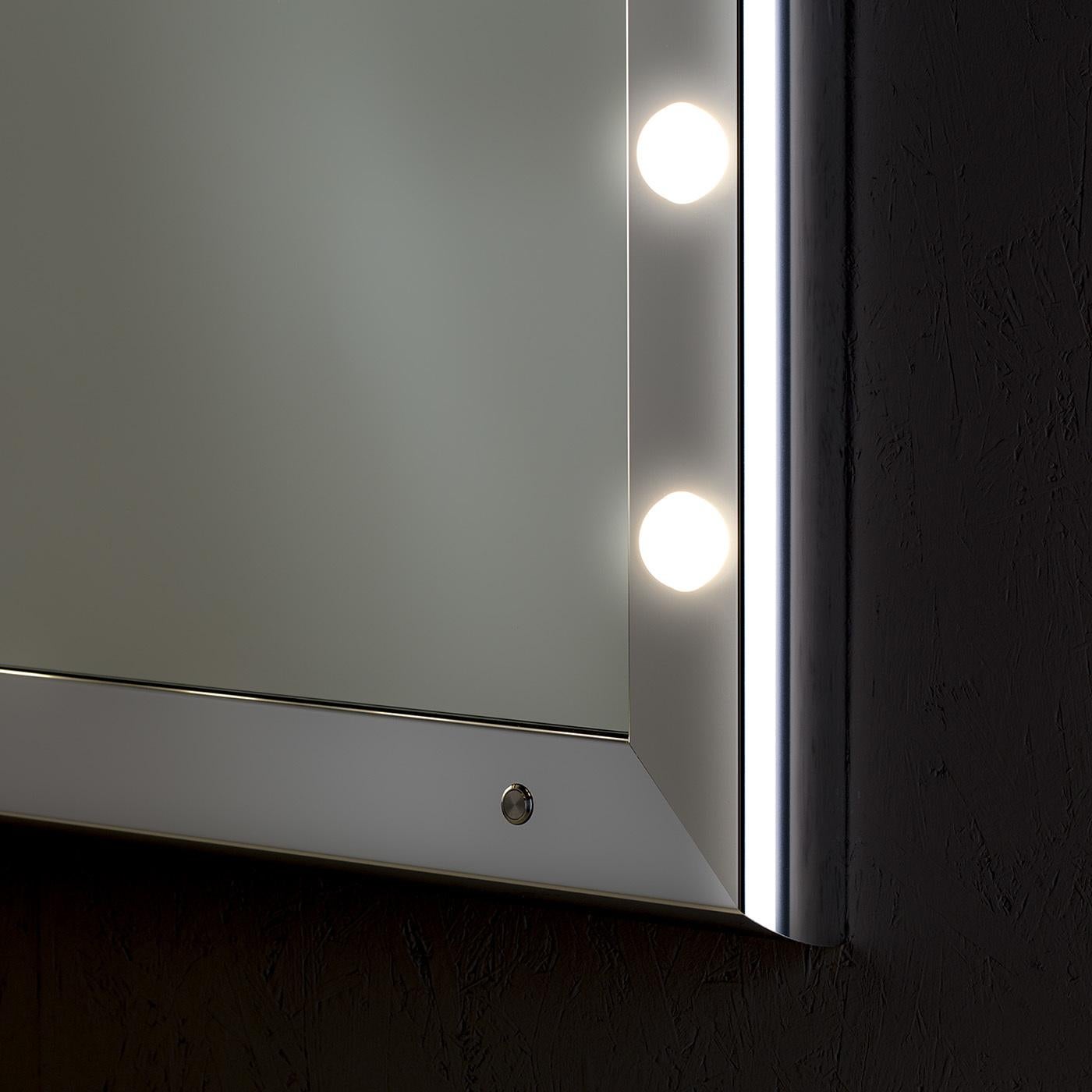 Modern SP Rectangular Lighted Wall Mirror