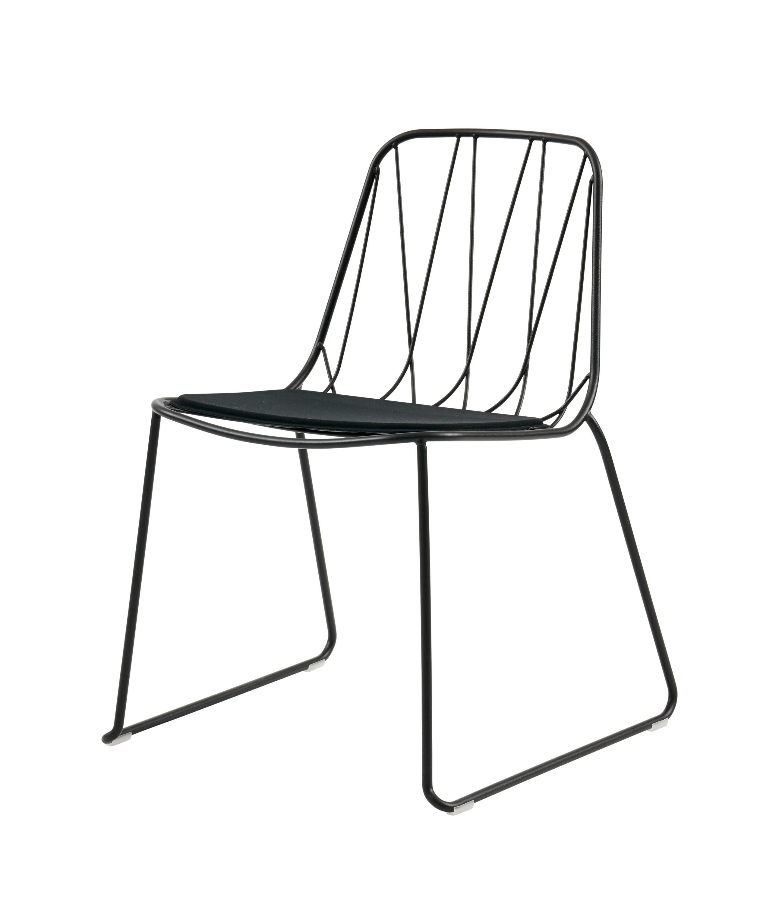Italian SP01 Chee Chair in Black, Made in Italy For Sale