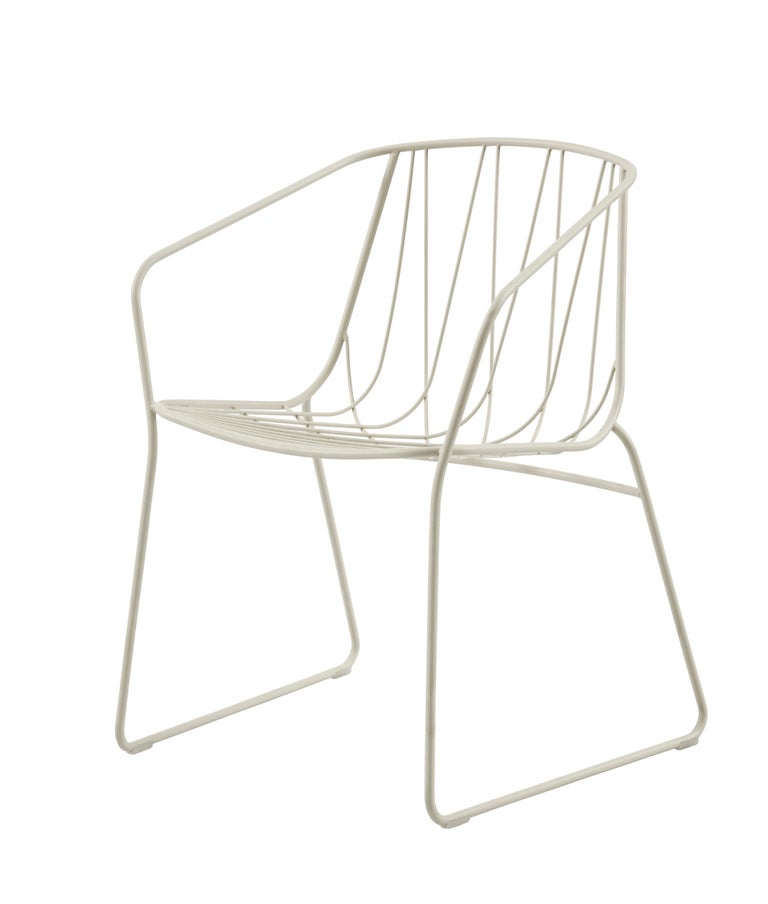 Chee is an ornate but contemporary bent wire chair collection designed for comfort. 

The Chee armchair is an ornate web design with a contemporary sensibility. Suffused with overlapping wires, the frame is strikingly geometric and yet designed