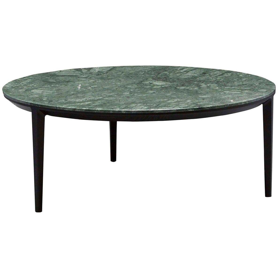 SP01 Etoile Coffee Table in Green Verde Guatemala Marble, Made in Italy For Sale