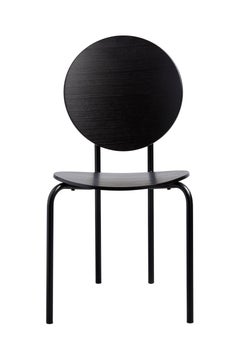 SP01 Michelle Chair in Carbon Stained Ash, Made in Italy