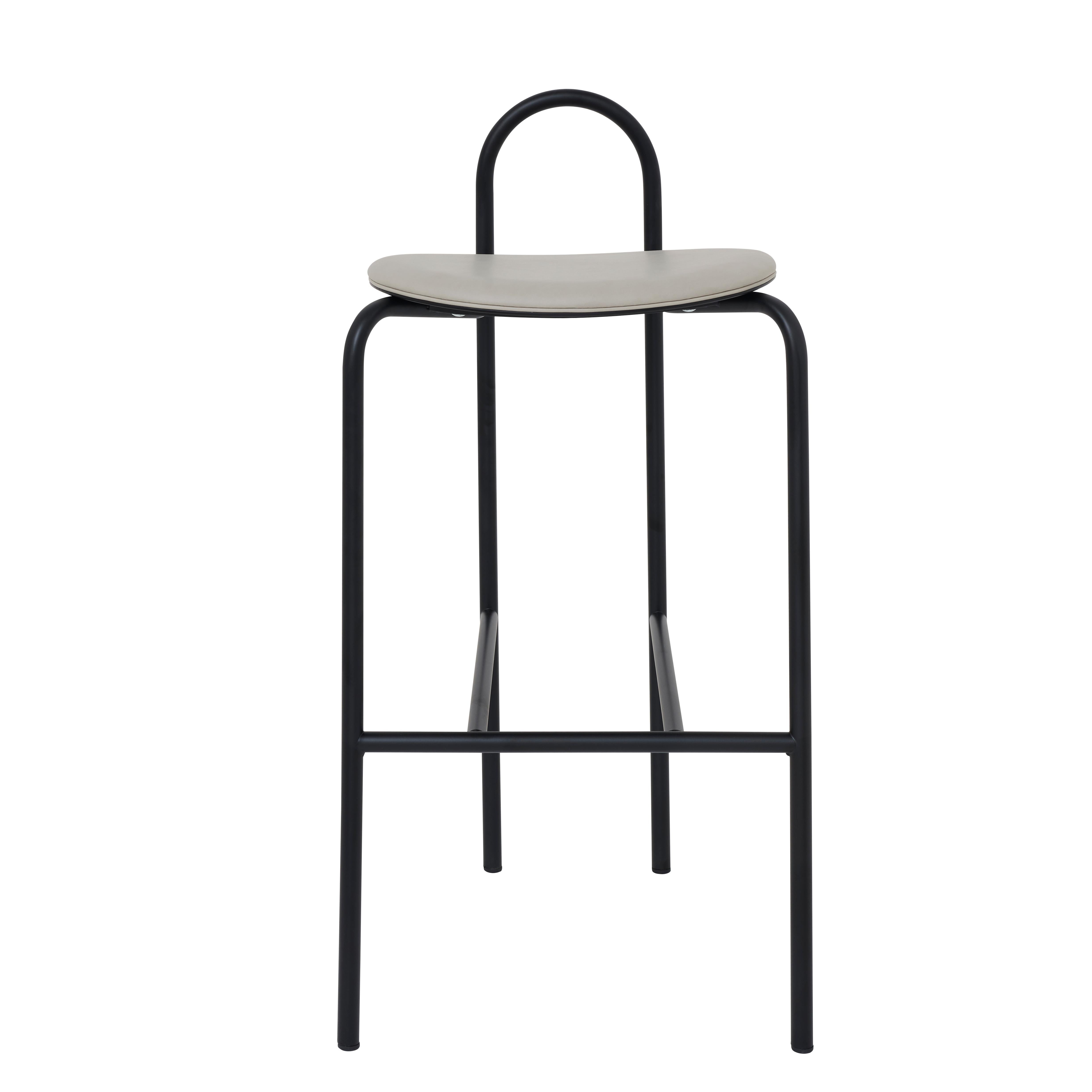 A natural extension to the popular Michelle chair, the Michelle stool continues to play on the visual application of the arc, creating a simple, striking and highly adaptable stool for any interior.

About this finishing:
Seat: Edinburgh Mist