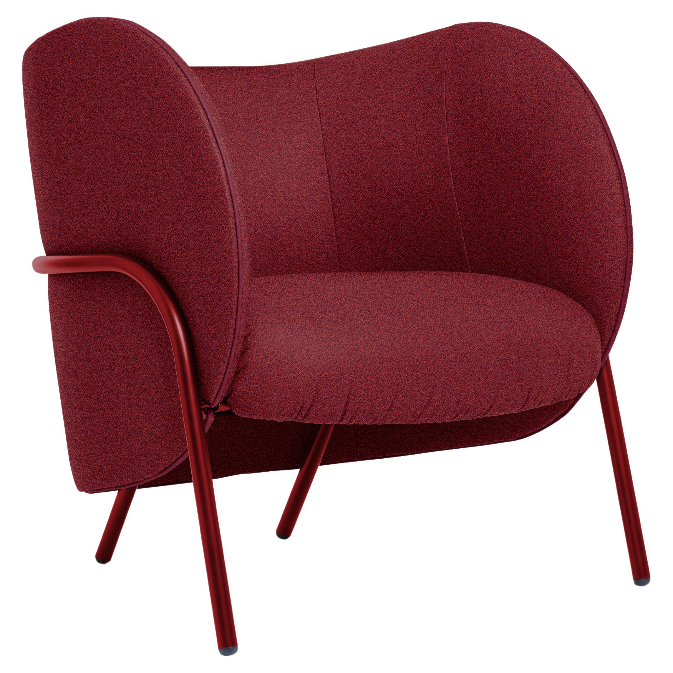 SP01 Royce Armchair in Siena Berry, Made in Italy