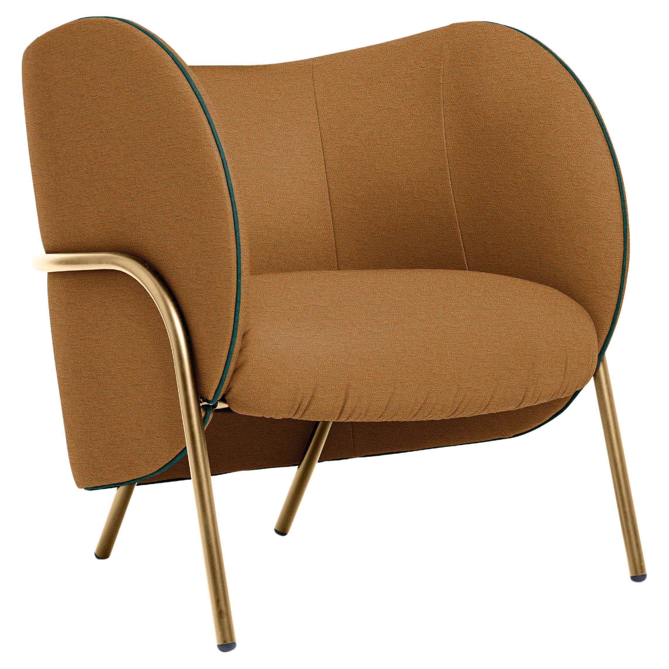 SP01 Royce Armchair in Siena Chutney, Made in Italy For Sale