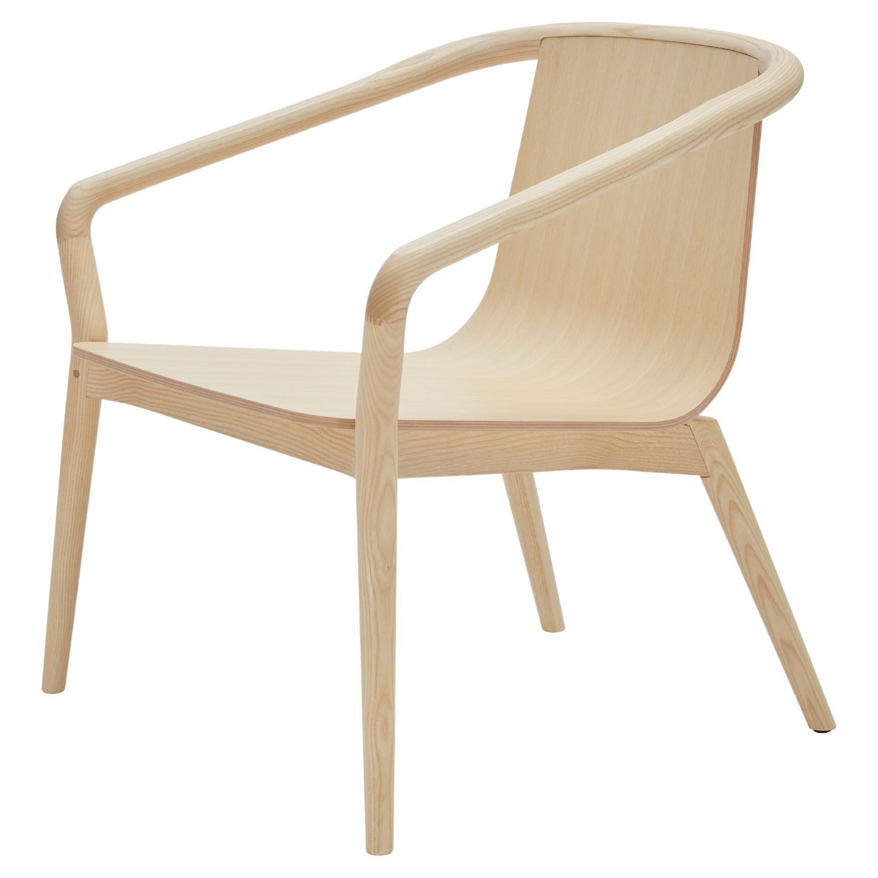 SP01 Thomas Armchair in Natural Ash, Made in Italy