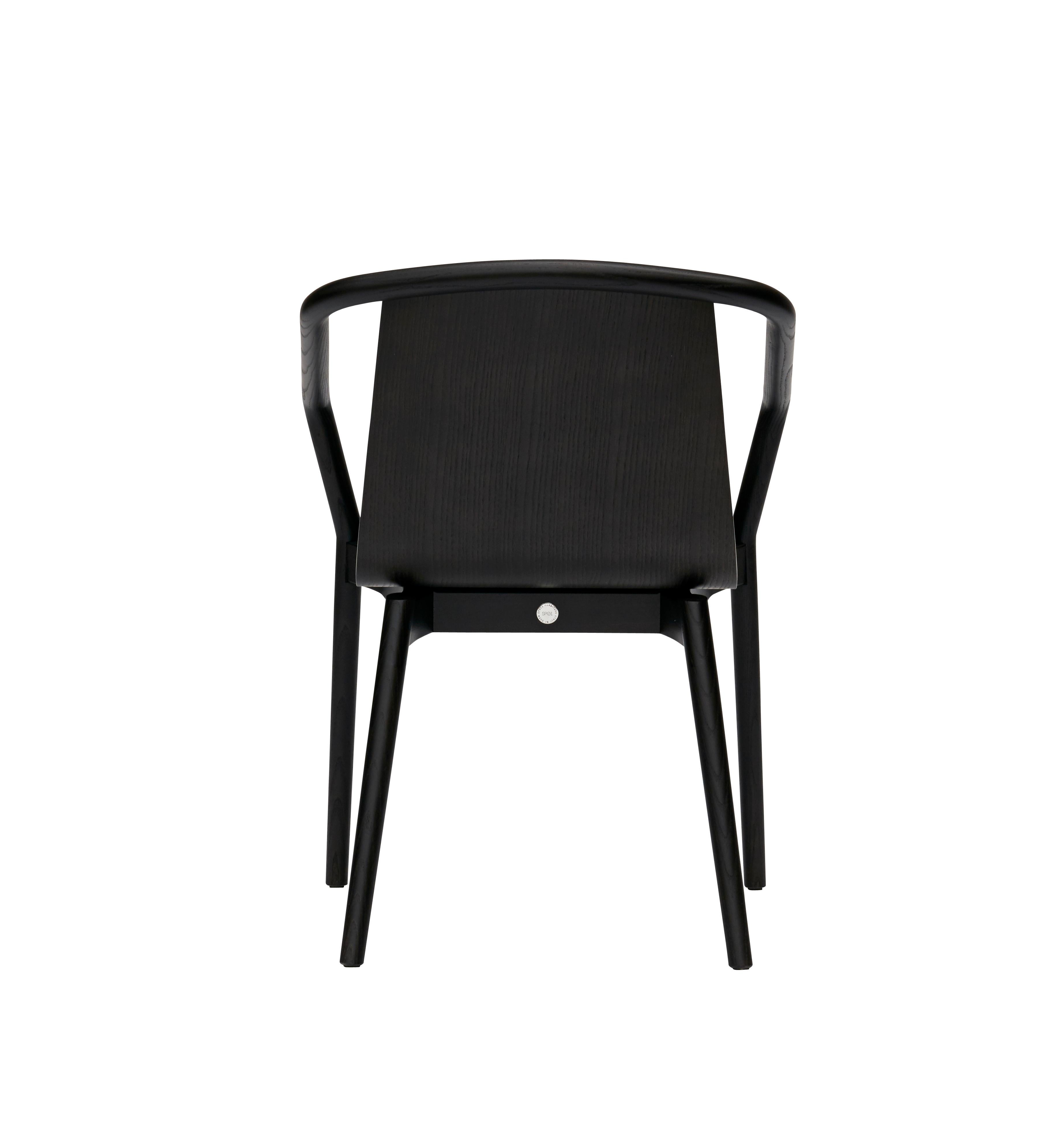 SP01 Thomas Chair in Carbon Stained Ash, Made in Italy In New Condition For Sale In Sydney, NSW