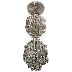 Lampe à suspension en spirale SP2 de J. Lber AG, 1969