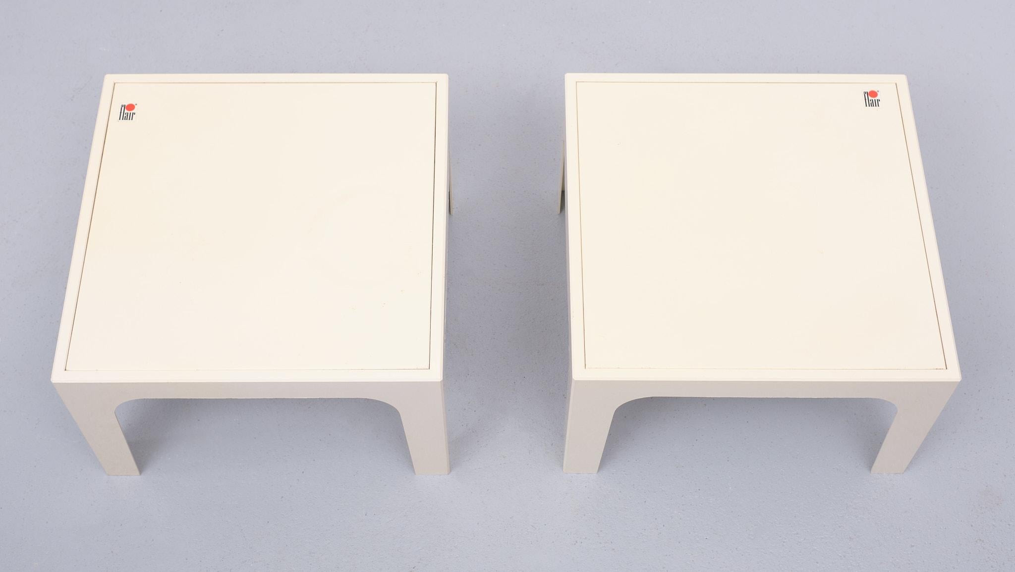 Mid-Century Modern Spa Ace'' Flair''  Side Tables  Design Marc Held, 1972 For Sale