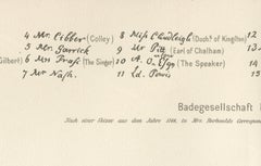 Spa Visitors in 18th Century Tunbridge Wells, After a 1748 Sketch