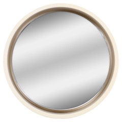 Vintage Space Ace Back Lid Round Mirror, 1970s, France