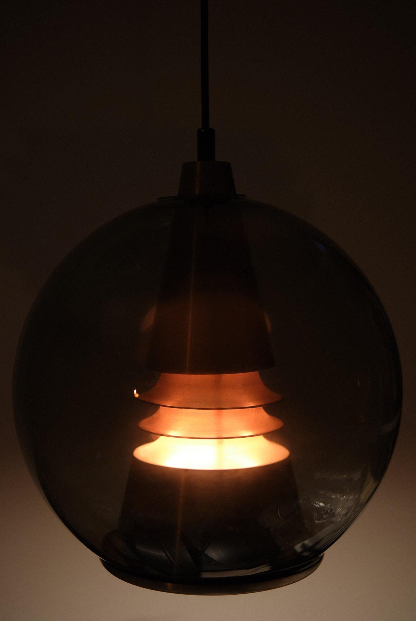 Mid-Century Modern Lampe suspendue Space Ace conçue par Birger Hammerstad  Norvège, années 1960 en vente