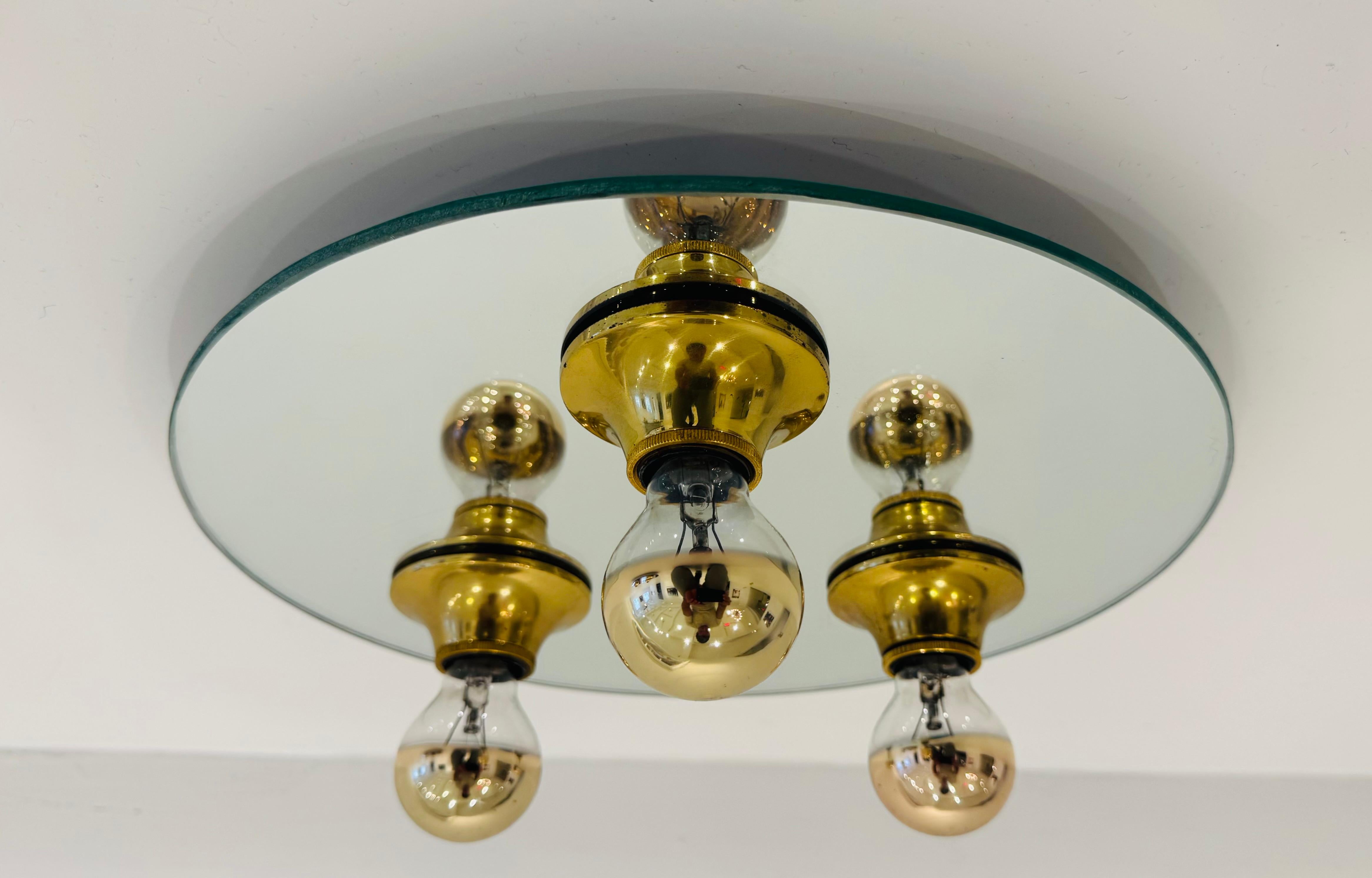 Plafonnier encastré allemand mi-siècle spatial, années 1960 en vente 3