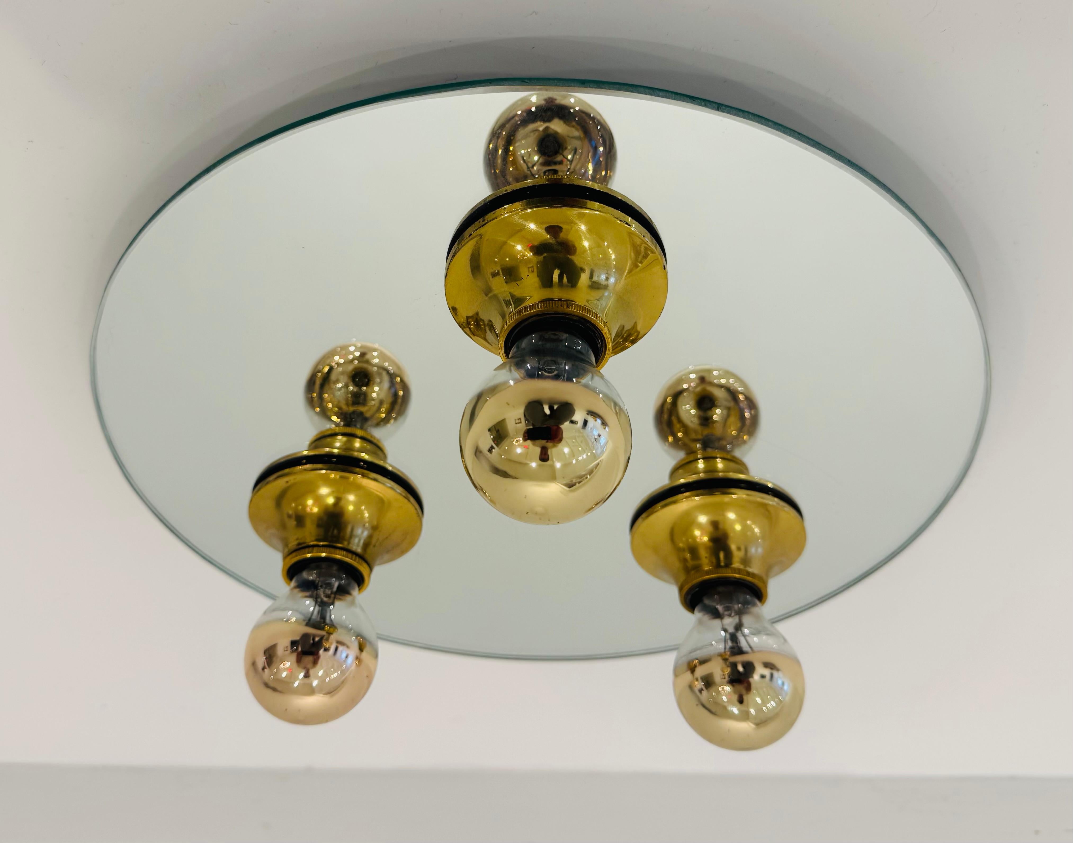 Milieu du XXe siècle Plafonnier encastré allemand mi-siècle spatial, années 1960 en vente