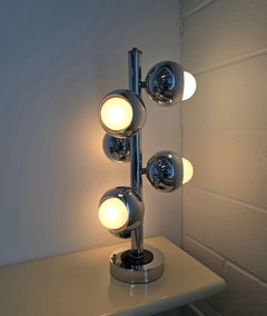 Space Age 1970s Chrome Table Lamp