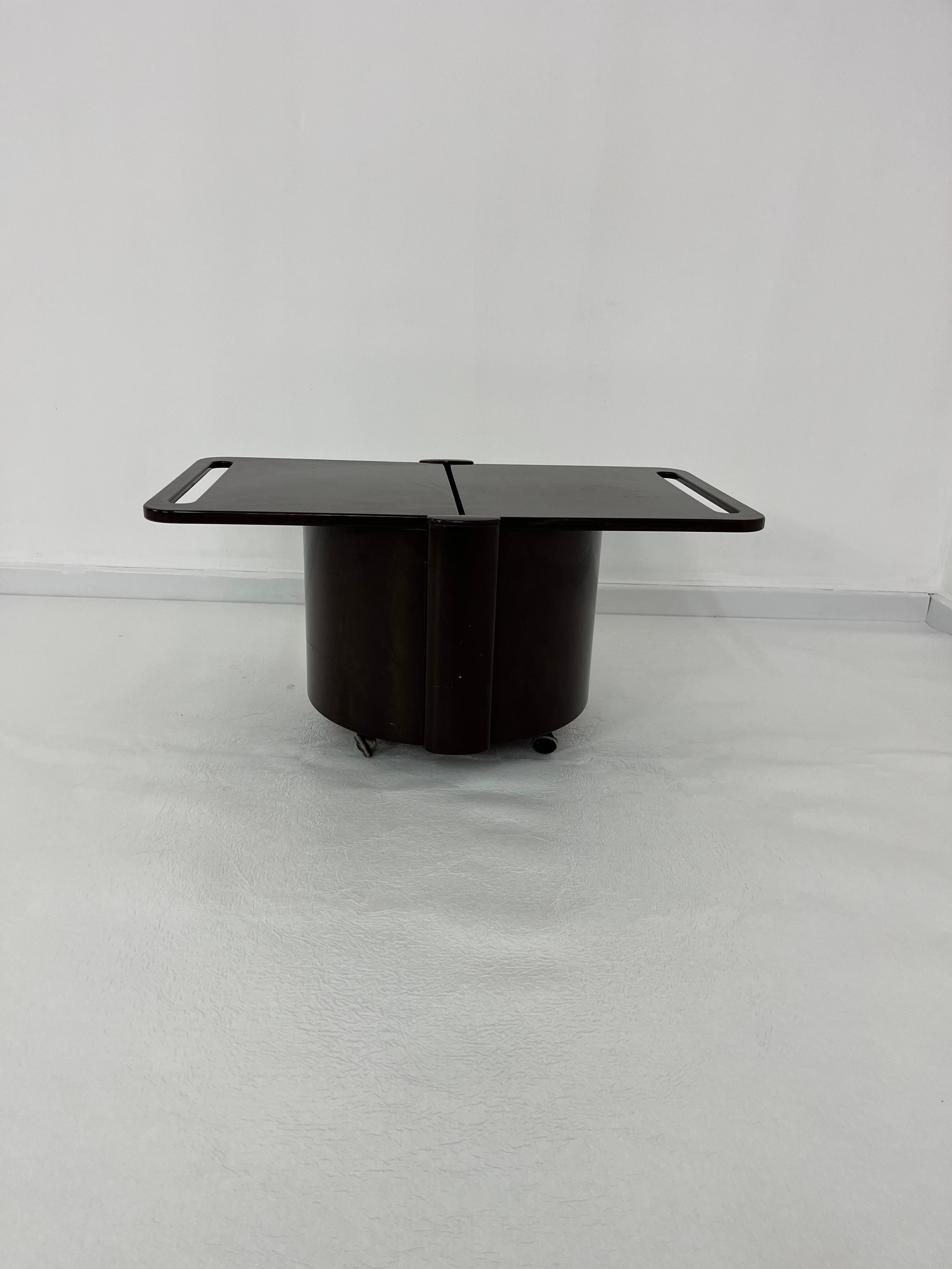 Space Age 1970s Convertible Coffee Table Livia Castelli For Fain Italy For Sale 3