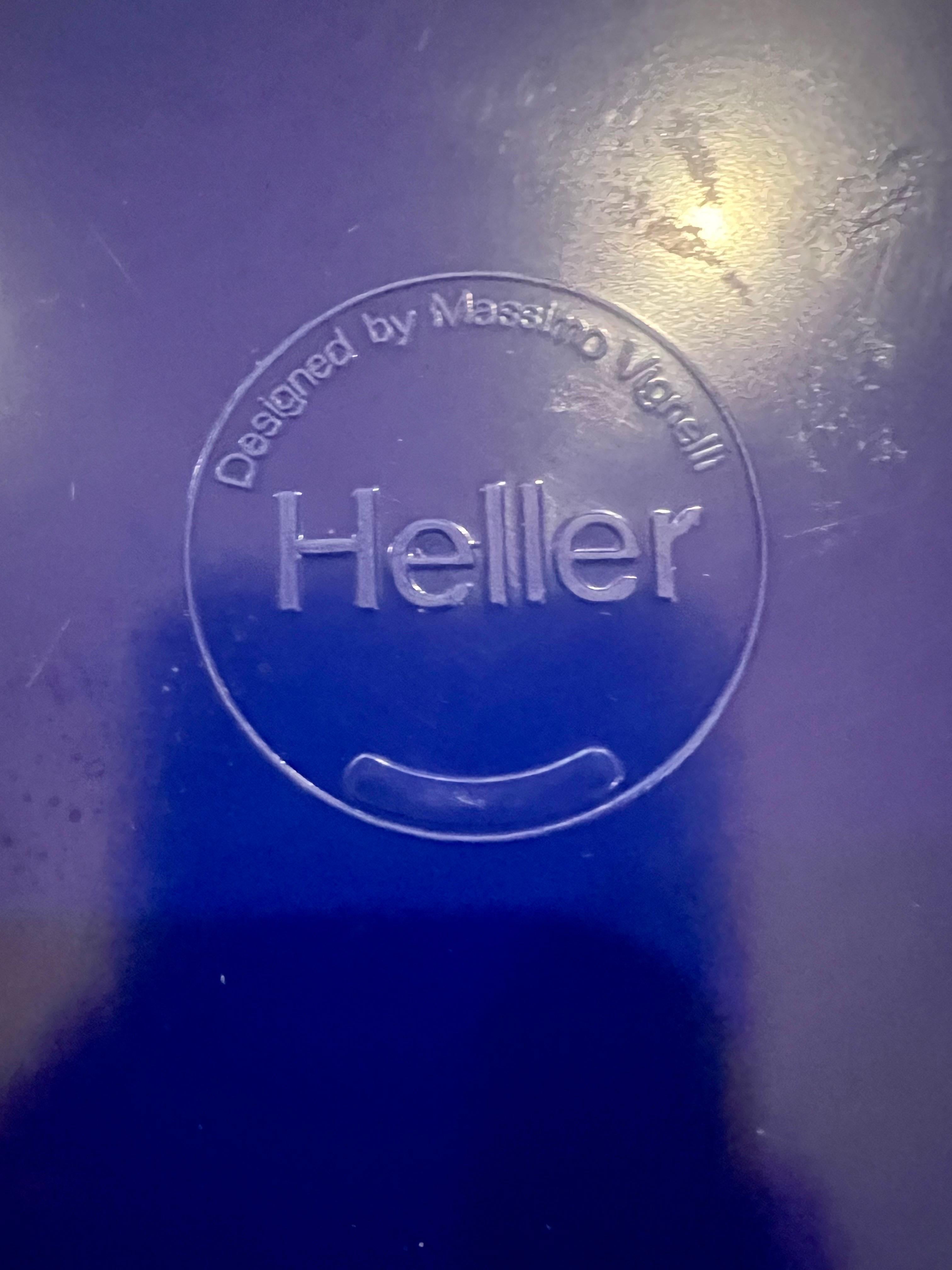 20th Century Space Age 1970s Heller by Massimo Vignelli Set of Dinnerware in Melamine