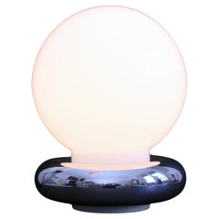 Space age  1970s Italian mid-century modern table lamp (42h x 30d cm) Gorgeous!