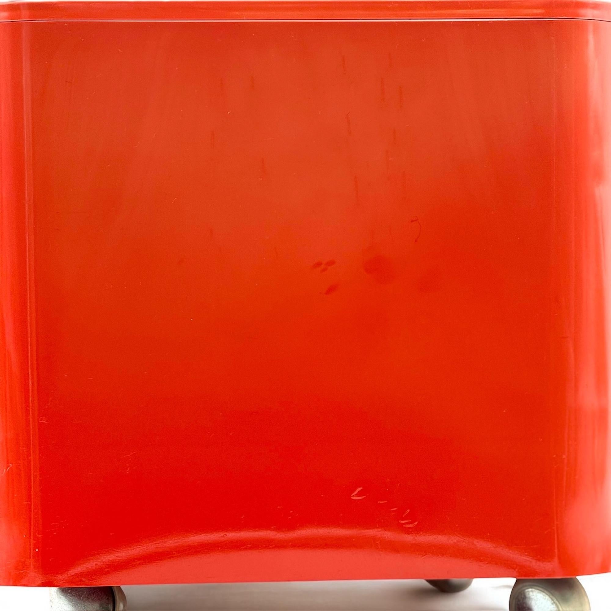 Late 20th Century Space Age 70s Table with Storage Compartment DIME by Marcello Siard for Longato