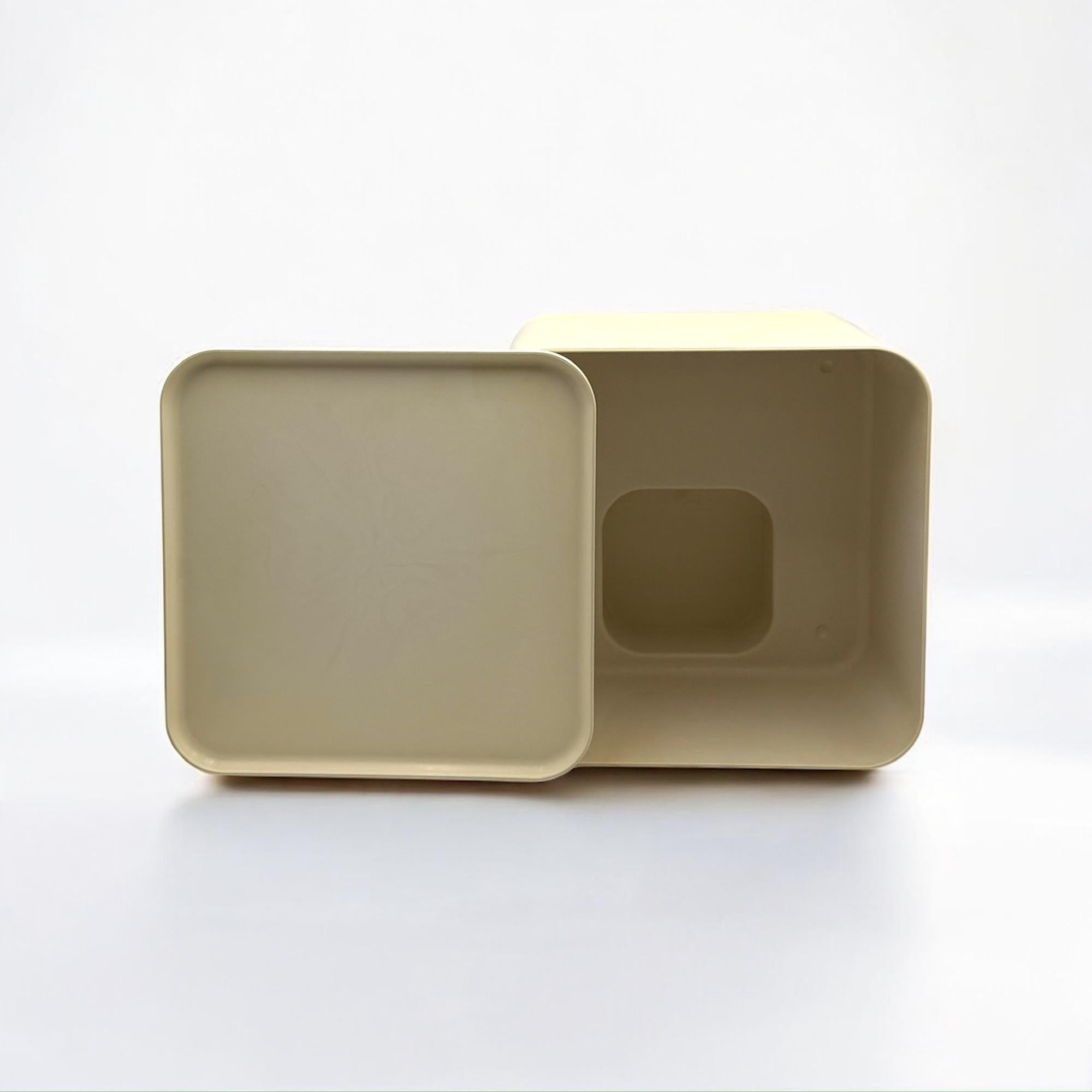 Mesa de los años 70 Space Age con compartimento de almacenaje DIME de Marcello Siard para Longato en Bueno estado para la venta en San Benedetto Del Tronto, IT