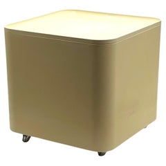 Space Age 70s Table with Storage Compartment DIME by Marcello Siard for Longato
