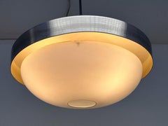 Space age aluminium Midcentury UFO Pendant - 1970s