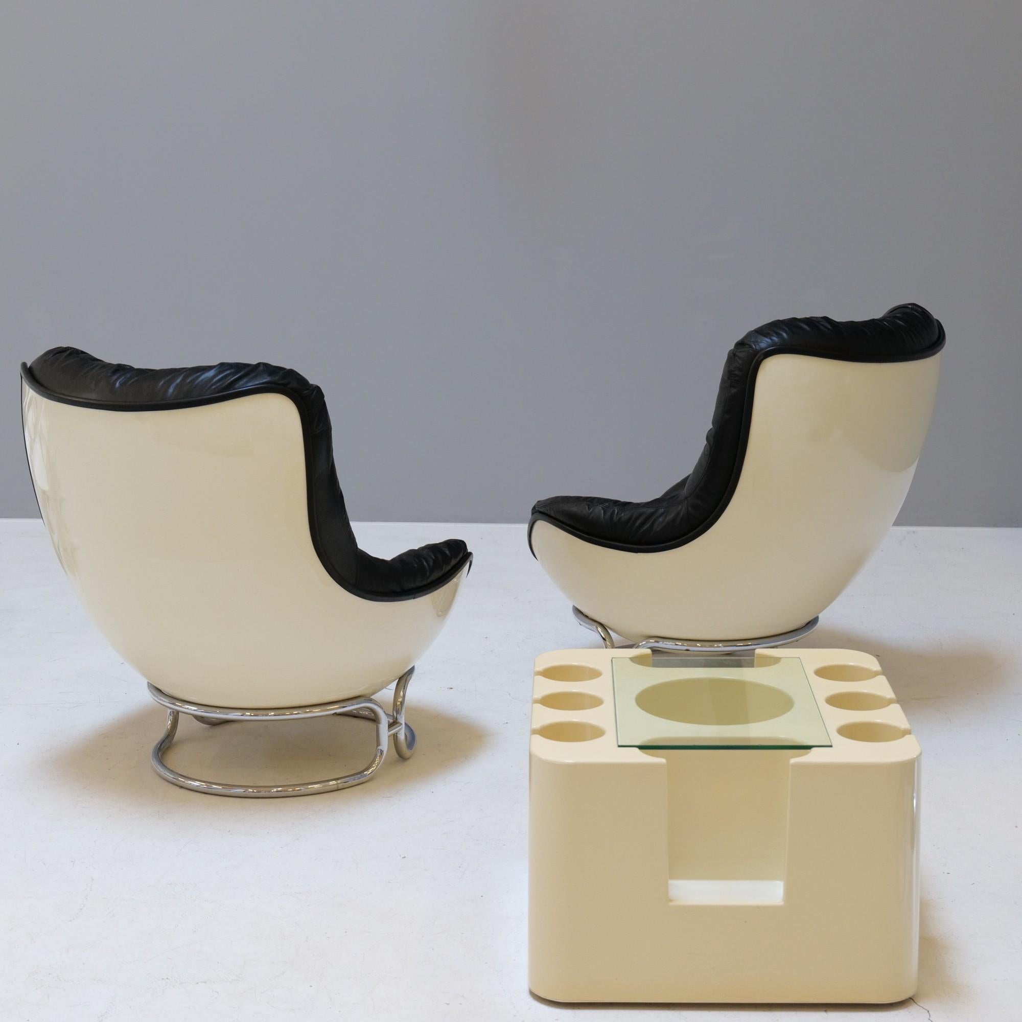 Late 20th Century Space Age Armchairs Karate by Michel Cadestin for Airborne For Sale