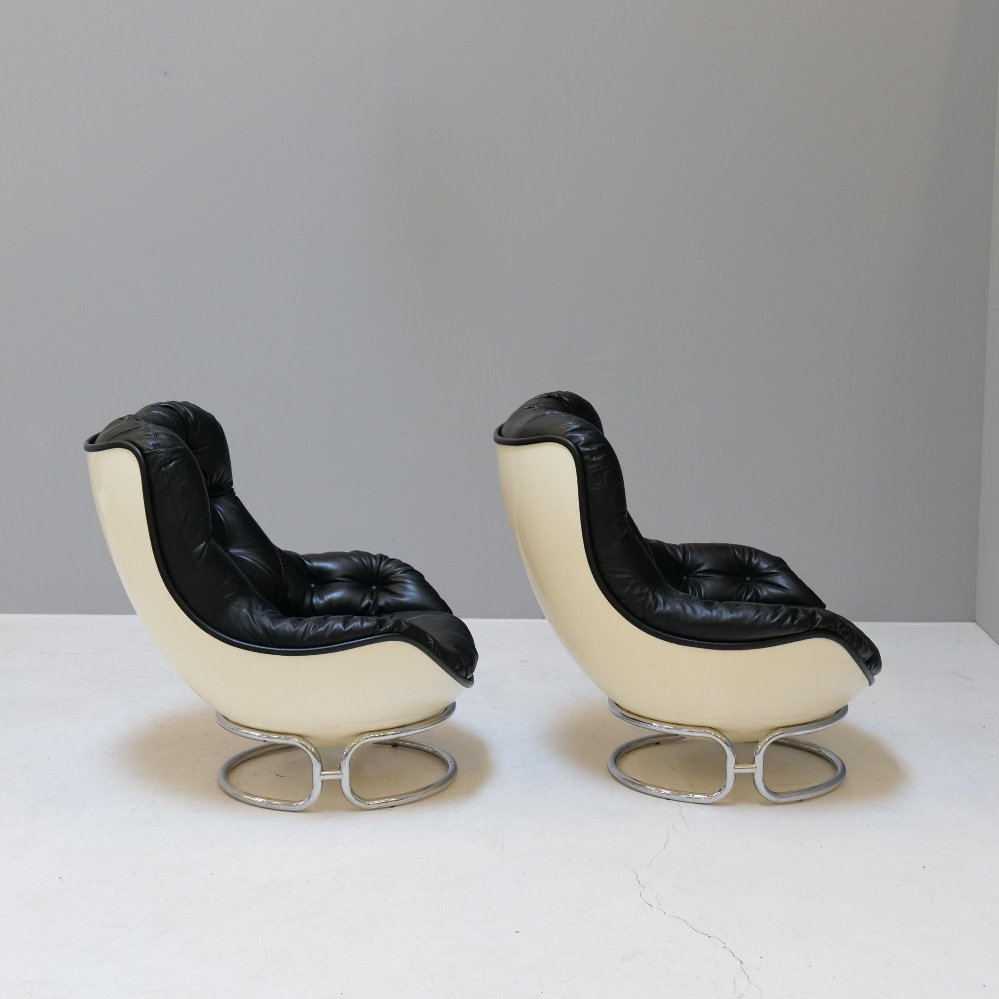 Late 20th Century Space Age Armchairs Karate by Michel Cadestin for Airborne For Sale