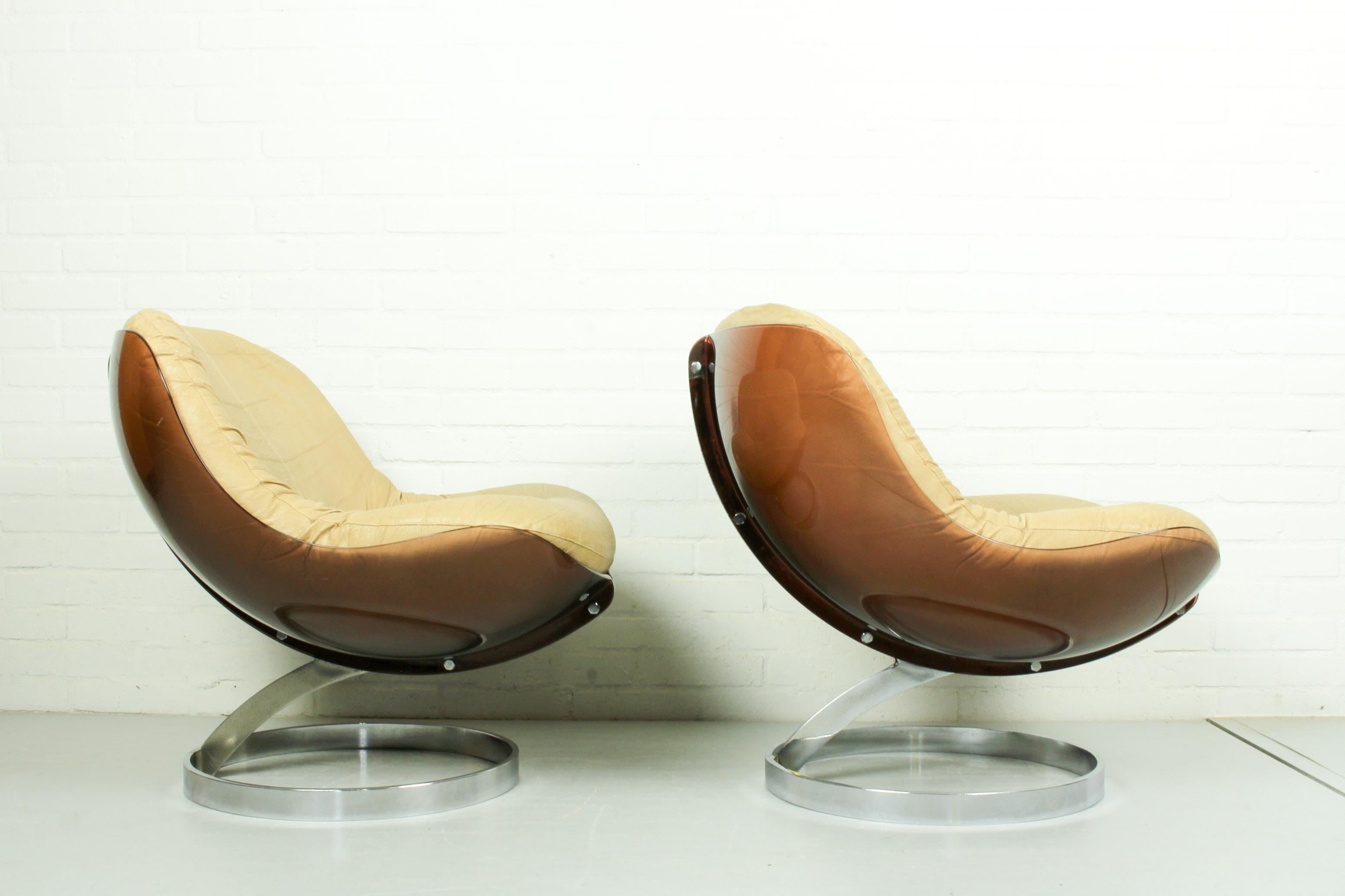 French Space Age Armchairs 