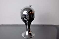 Aschenbecher aus Chrom des Space Age, Italien, um 1970