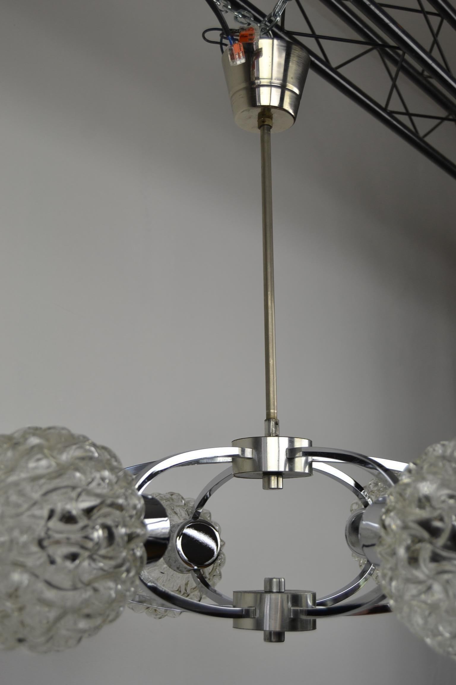 Space Age Atomic Chandelier, 1960s, Germany For Sale 5