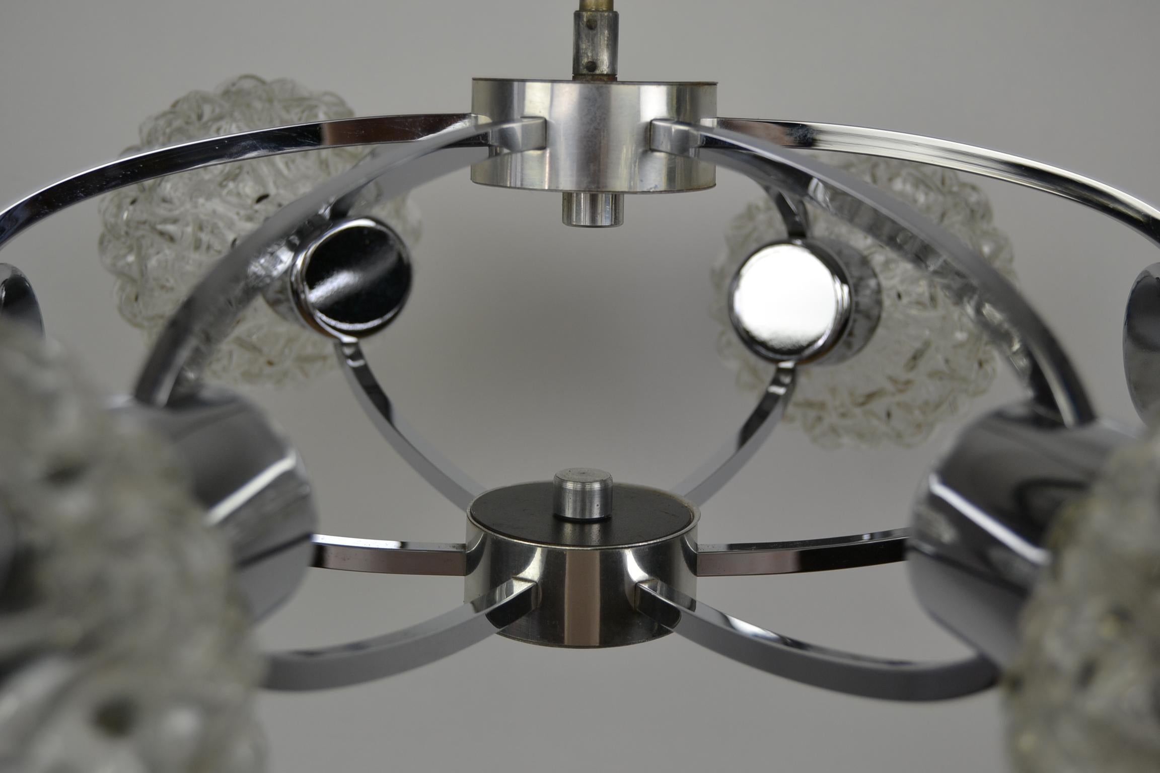 Space Age Atomic Chandelier, 1960s, Germany For Sale 8