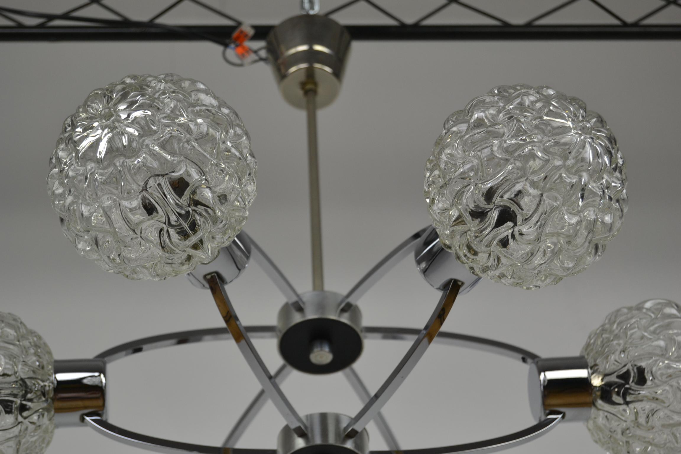 Space Age Atomic Chandelier, 1960s, Germany For Sale 10