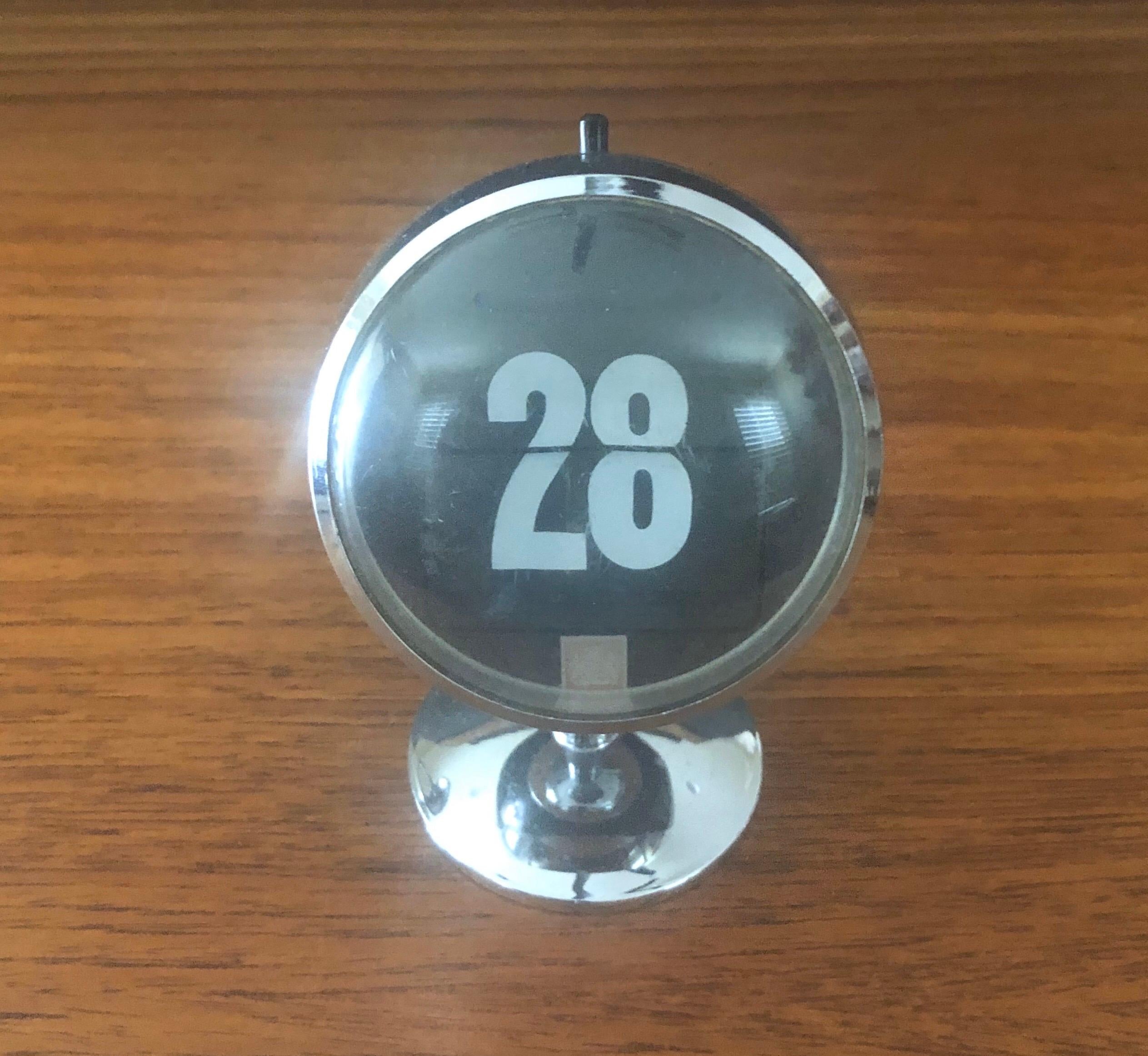 space age calendar
