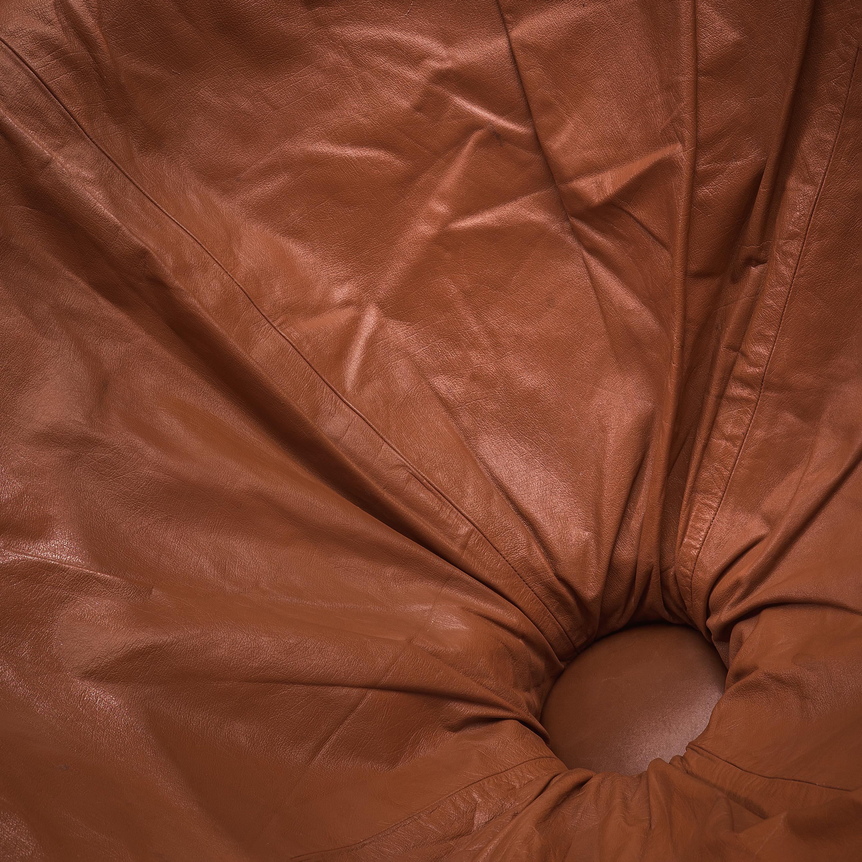 leather ball chair