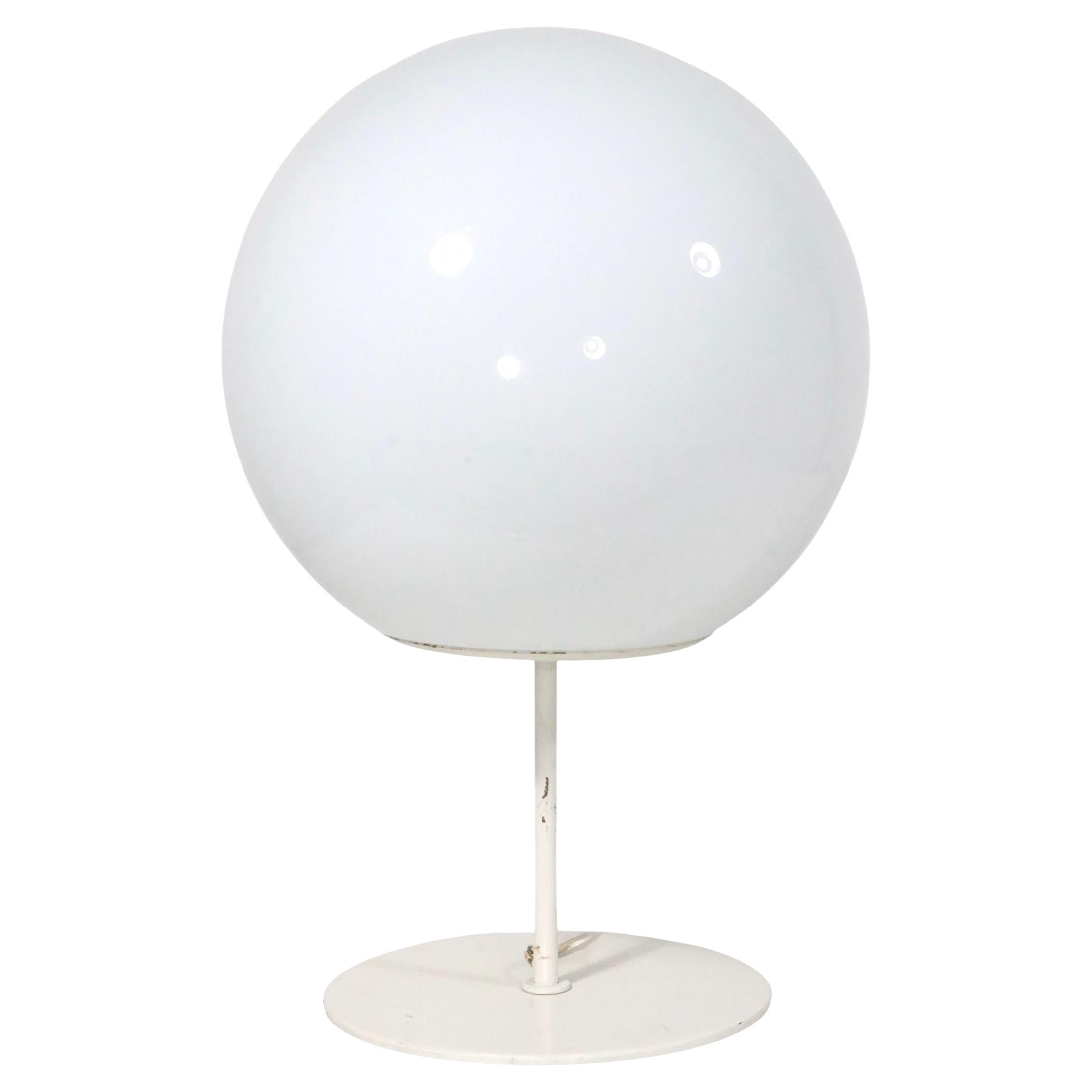 Space Age Ball Top Table Lamp att. to Robert Sonneman c. 1970’s For Sale