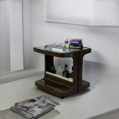 Space Age Barwagen mit Flaschenhalter Marc Held für Prisunic aus dem Space Age, 1970er Jahre