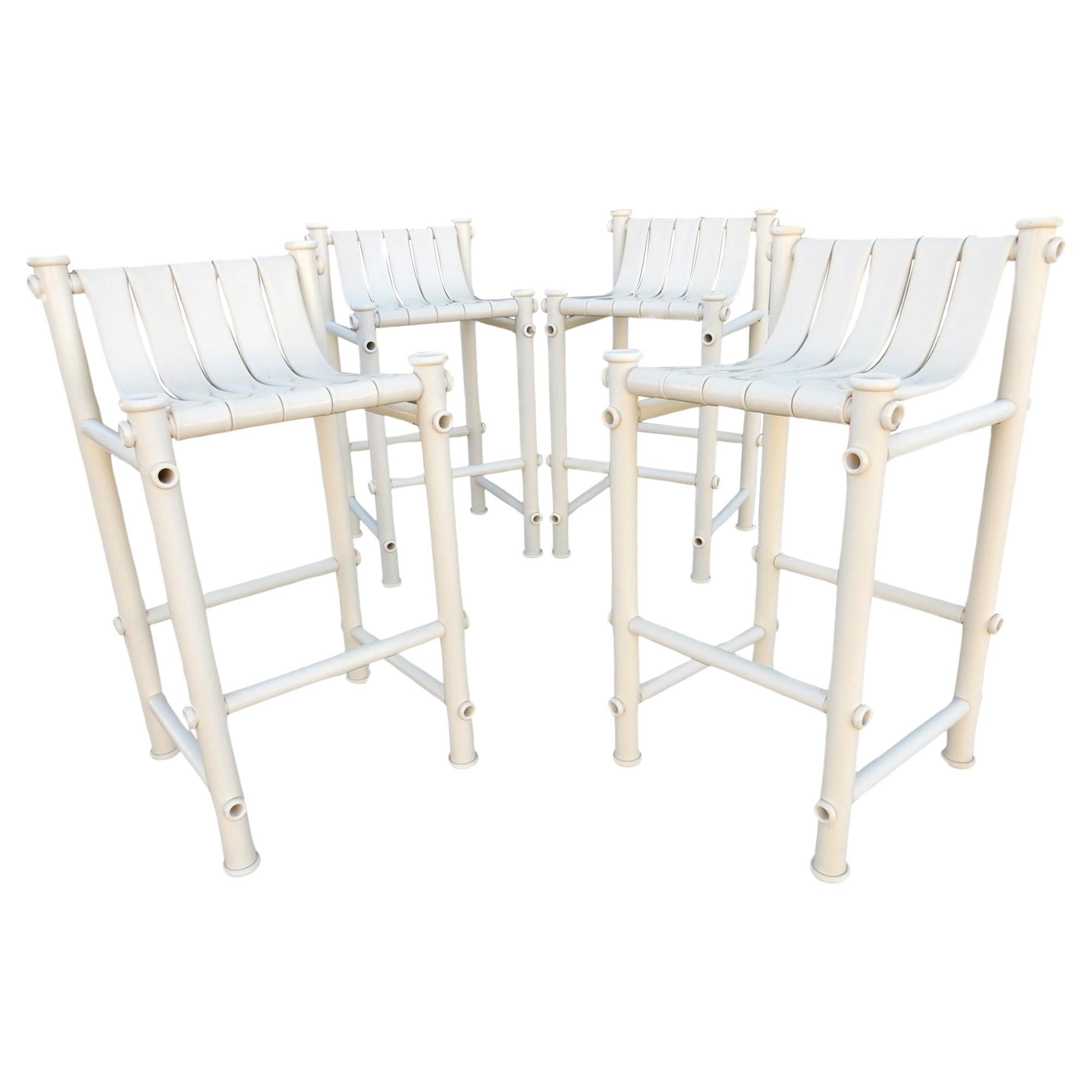 Taburetes de bar Space Age de Jerry Johnson para Landes Inc. de California siglo XX en venta
